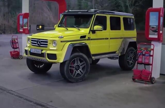 天佑新购价值500万的奔驰g600豪华越野车 经典越野神车