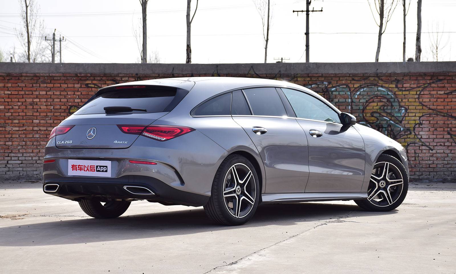 有车试驾奔驰cla2604matic猎跑车优雅下放