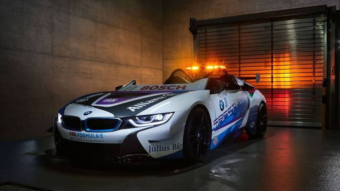 特别版bmw I8 敞篷版将作为formula E赛事安全车 有车以后