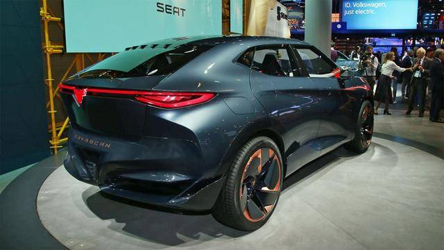 法兰克福全新全电动SUV概念车Cupra Tavascan正式亮相