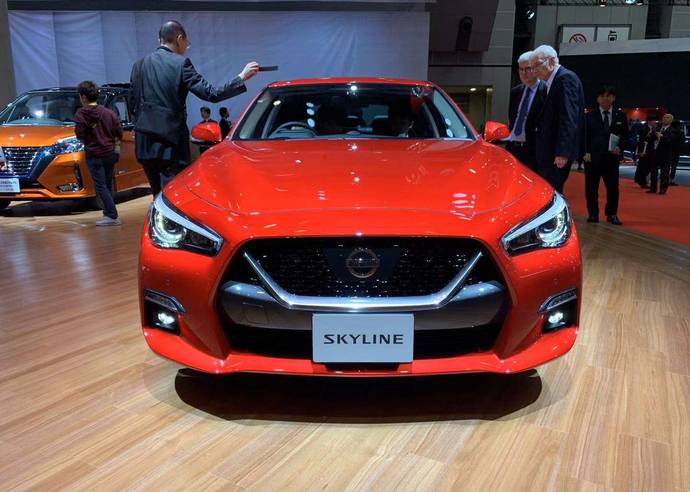 新款日产skyline亮相!这是平民版gt-r?