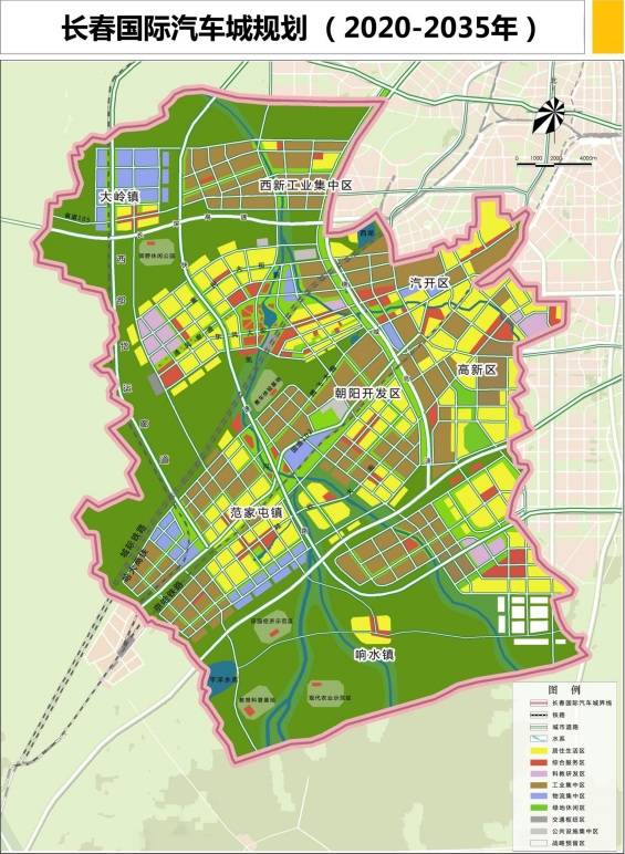 长春西部新城2021规划图片