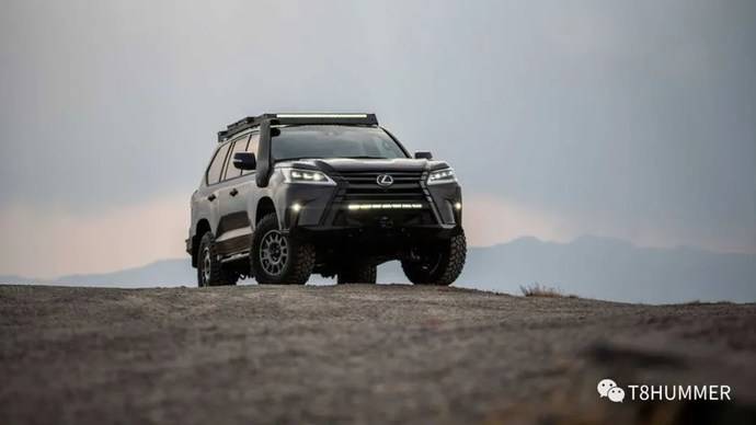 雷克萨斯lx570也疯狂硬核改装超过550匹变身越野利器