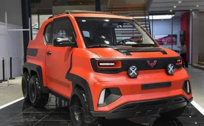 五菱再出神车看看miniev皮卡