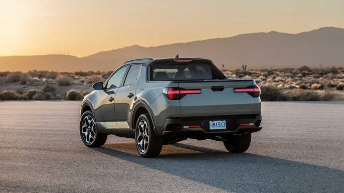 精致的小皮卡现代santacruz官图发布