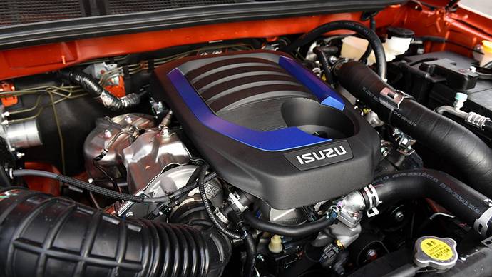 一台烧柴油的汽油机解析五十铃19trz4e柴油发动机