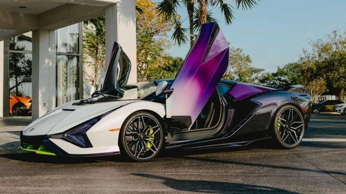 2000万的兰博基尼sian是什么样子