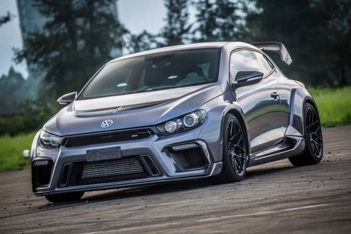 大众尚酷爆改aspec宽体动力达430匹战斗力爆棚