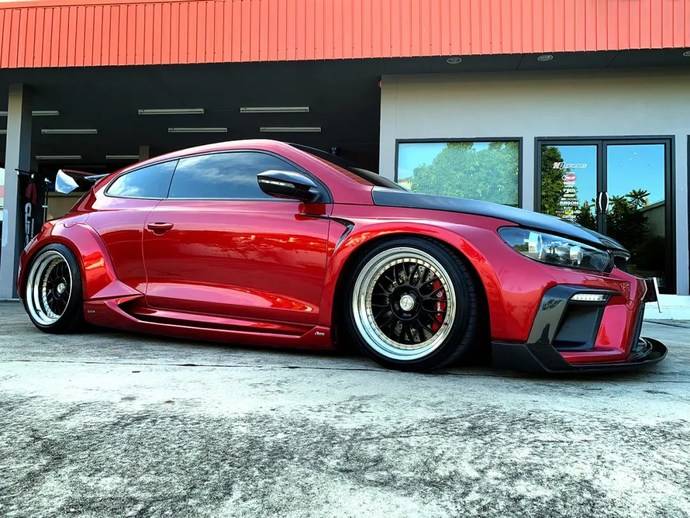 大众尚酷爆改aspec宽体动力达430匹战斗力爆棚