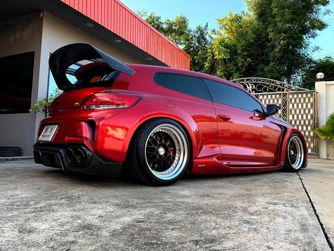 大众尚酷爆改aspec宽体动力达430匹战斗力爆棚