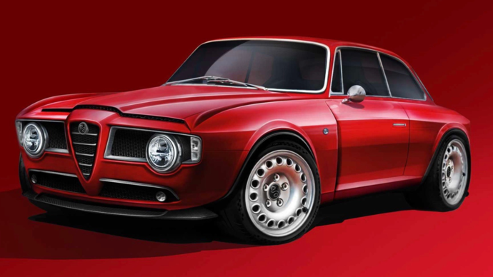 现代老爷车用giulia复活经典轿跑1963年阿尔法罗密欧gt