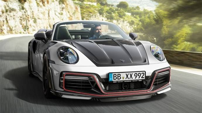 泰卡特推保时捷911敞篷改装版外观更加激进动力相当狂暴
