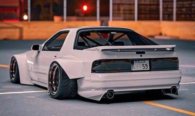 当赤城白彗星遇上宽体,马自达rx-7 fc虚拟改装案例