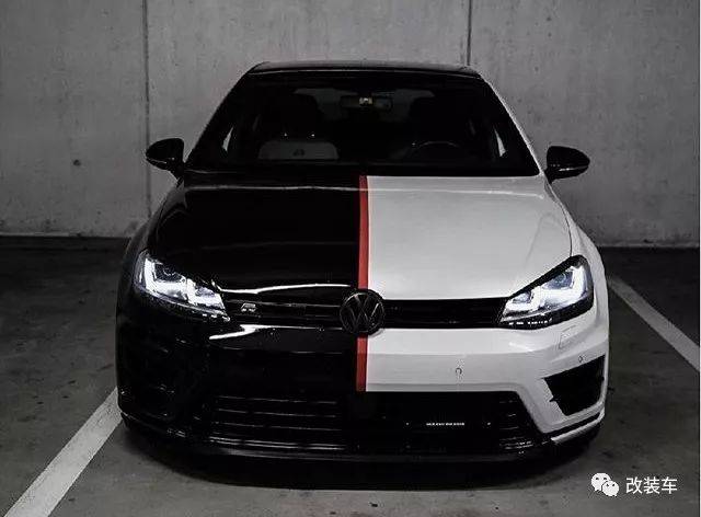 这样的黑白搭配,看上去左边车身会不会大一点呢?