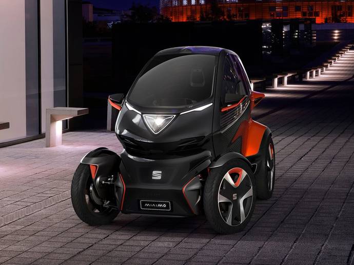 西雅特minimo概念车官图发布 两座电动代步车