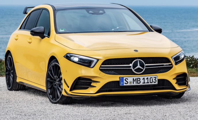 【快讯】奔驰a 35 amg sedan官图露出!喜欢有"臀部"的钢炮吗?