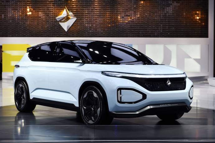 最美宝骏车当之无愧实拍新宝骏rmc概念车