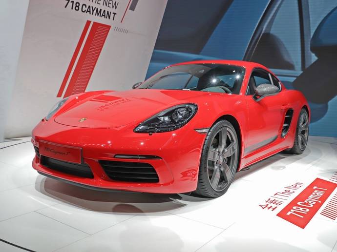 轻装上场全新保时捷718caymant实拍