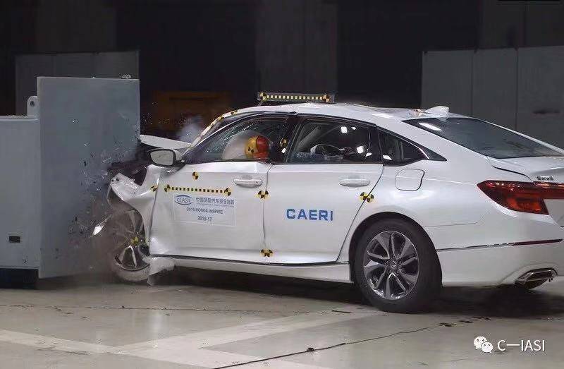 结果不乐观东风本田inspire25偏置碰撞和侧面碰撞测试公布