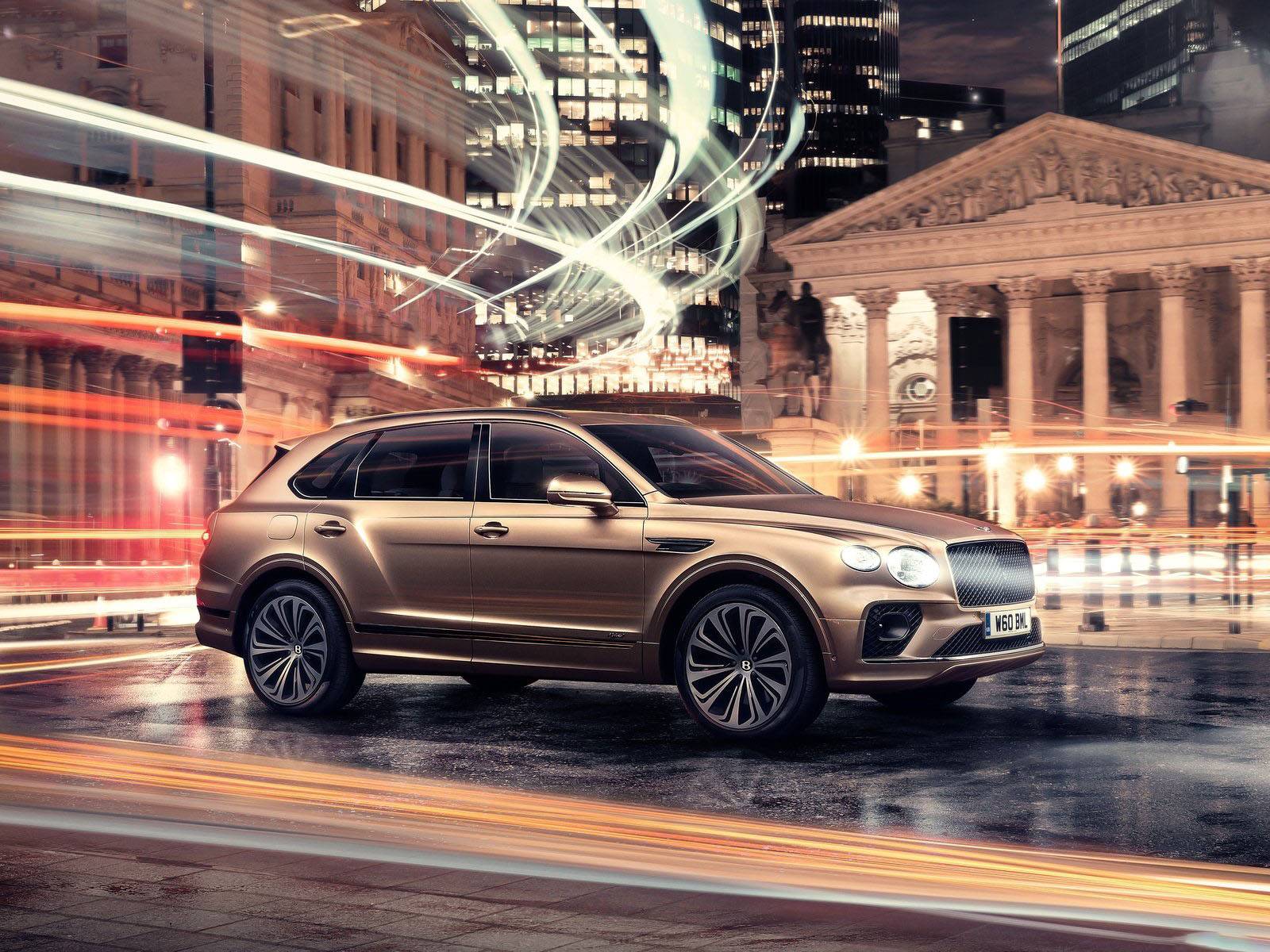 为超豪华加点电新款宾利添越phev官图发布