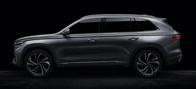 硬朗大气,基于cma超级母体打造 全新中型suv吉利kx11官图