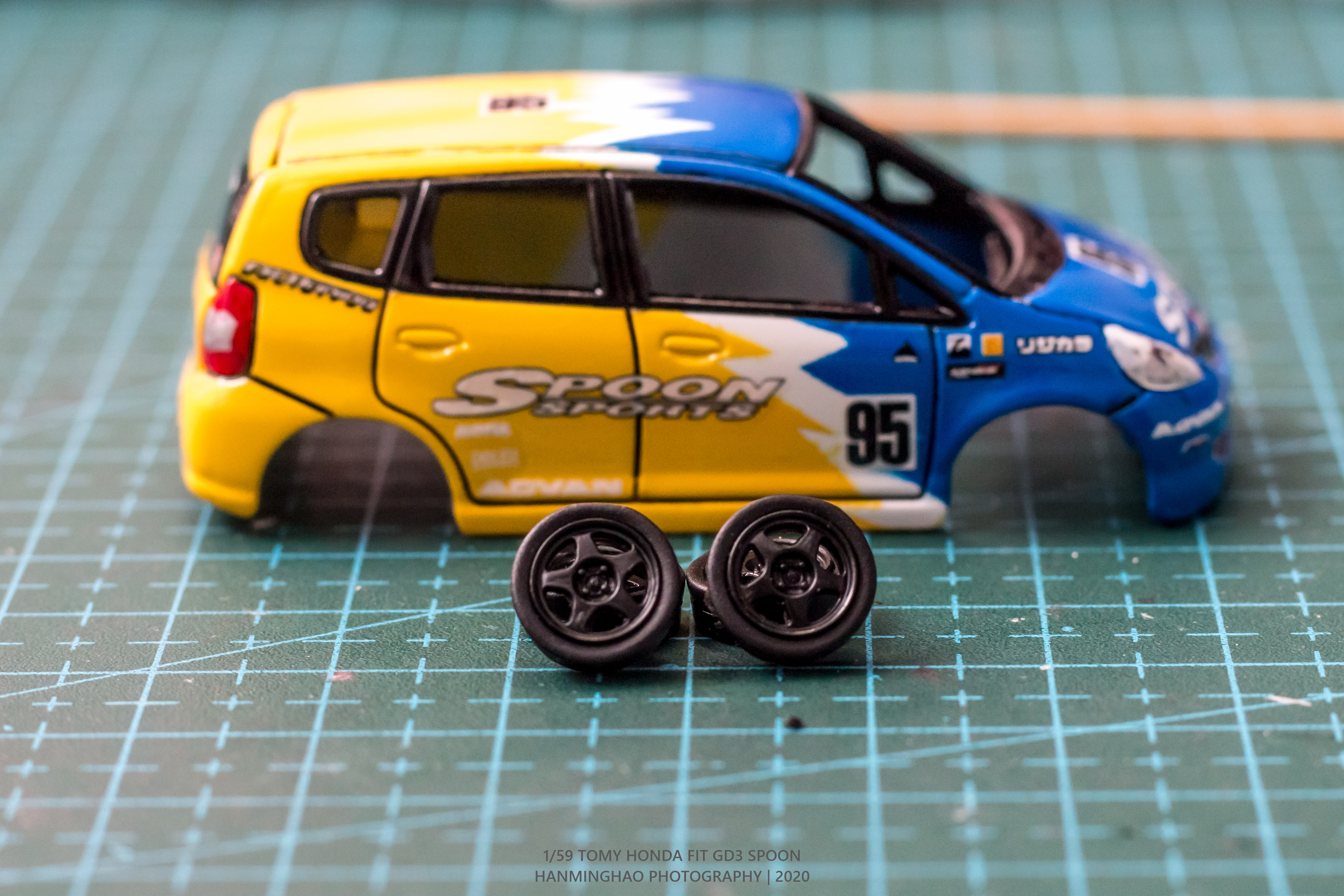 小比例模型多美卡改装分享——spoon飞度gd3