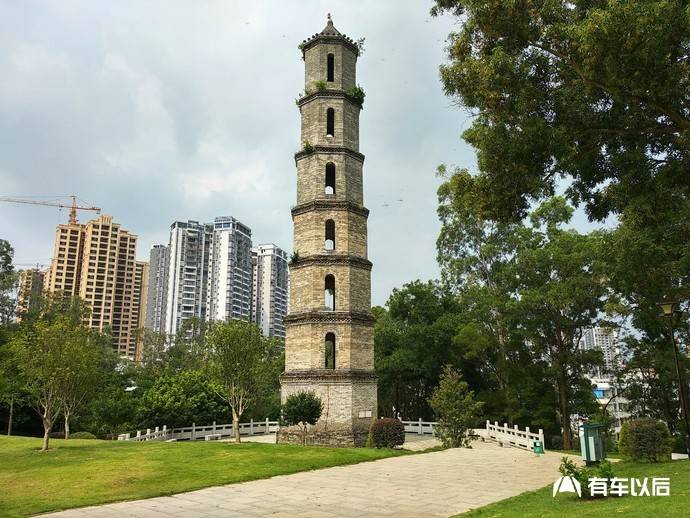 深圳长安车友会高州历史文化遗产文笔塔