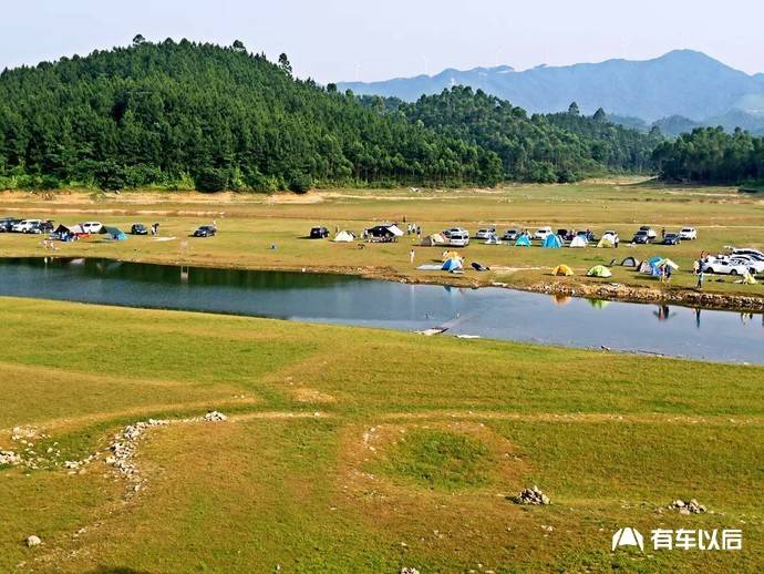 台山大隆洞水库露营